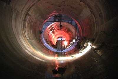 Final work on the Deep Tunnel